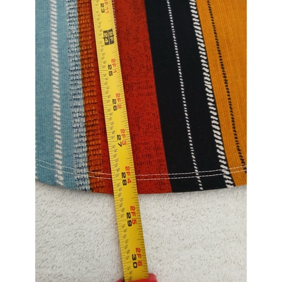 Ellen Weaver Plus Size 2X Boho Striped Blouse Multicolor Tunic Top Casual Chic - Picture 11 of 16